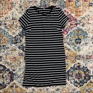 Old Navy Black and White Stripe Dress